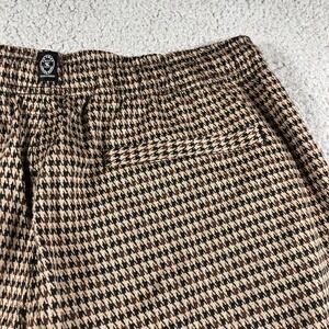 Todd Snyder Pants Mens M Tall Desert Beige Houndstooth Elastic Waist Drawstring